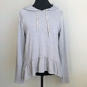 Karlie Lightweight Peplum Hoodie